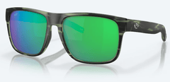 Costa Del Mar Men's Spearo XL Sunglasses - Matte Reef with Green Mirror Polarized Polycarbonate Lens
