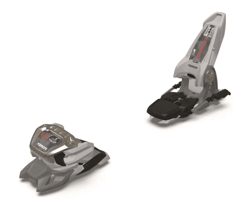 Marker Griffon 13 ID Bindings with 100mm Brakes - Gray/Silver '25