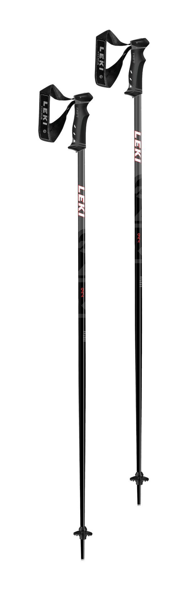 Leki QNTM Ski Poles Red