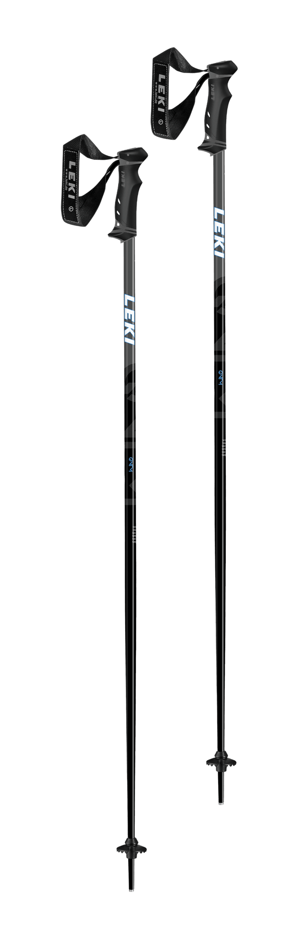 Leki QNTM Ski Poles Black/Blue