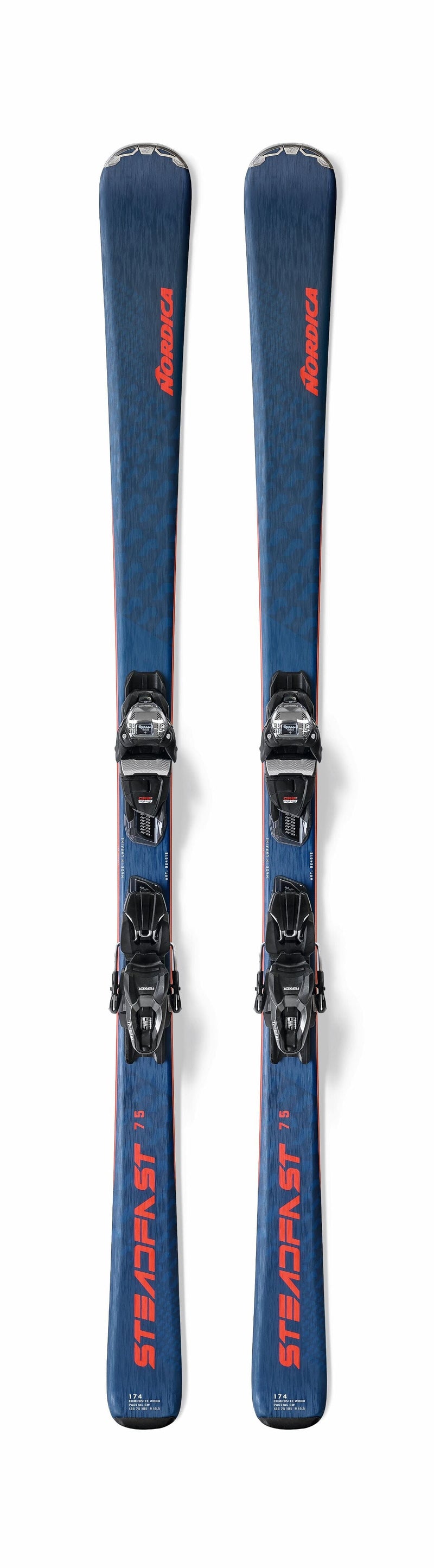 Nordica Men's Steadfast 75 CA FDT Skis with TP2 Bindings
