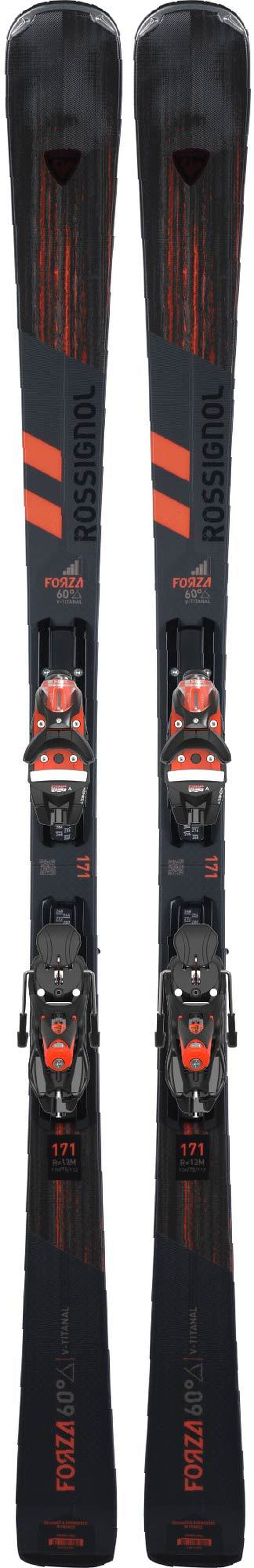 Rossignol Men's Forza 60 V-TI Skis with SPX 12 Konect GW Bindings