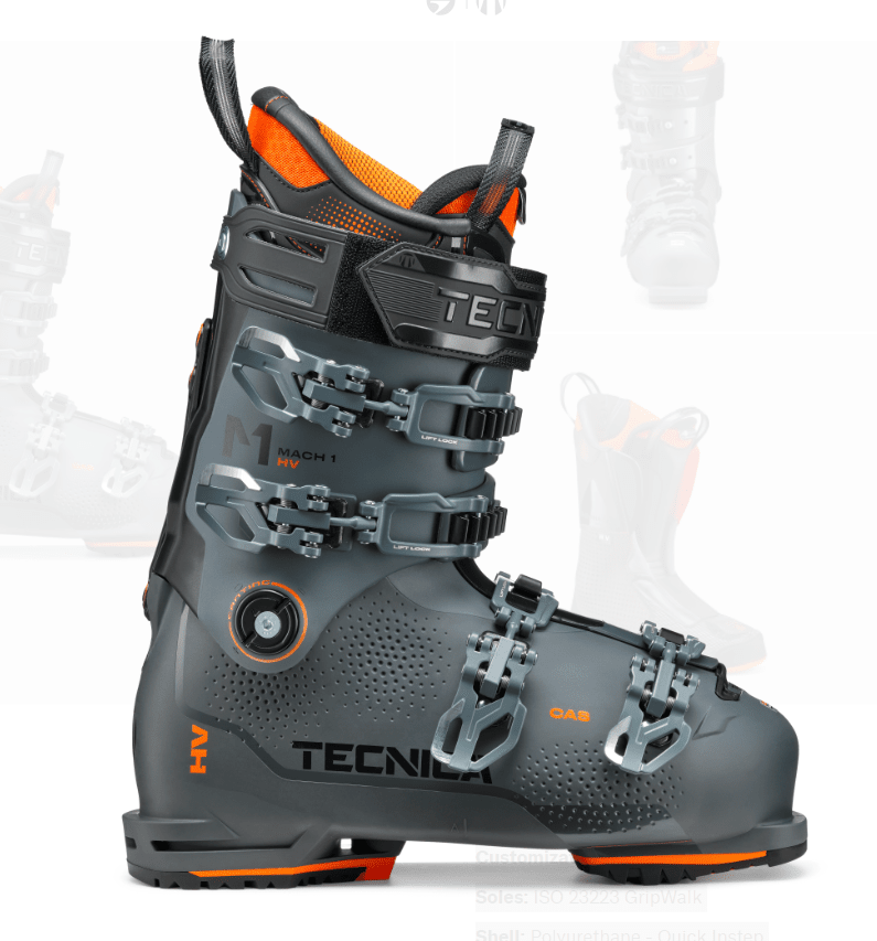 Tecnica Men's Mach1 110 HV Ski Boots