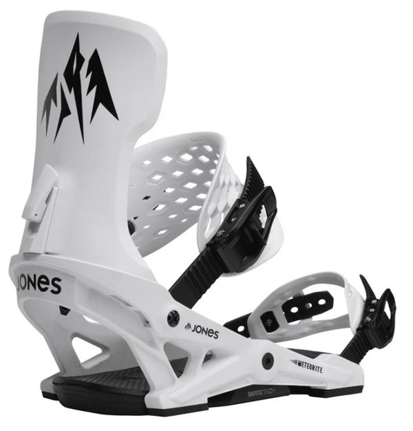 Jones Men's White Meteorite Snowboard Bindings '24