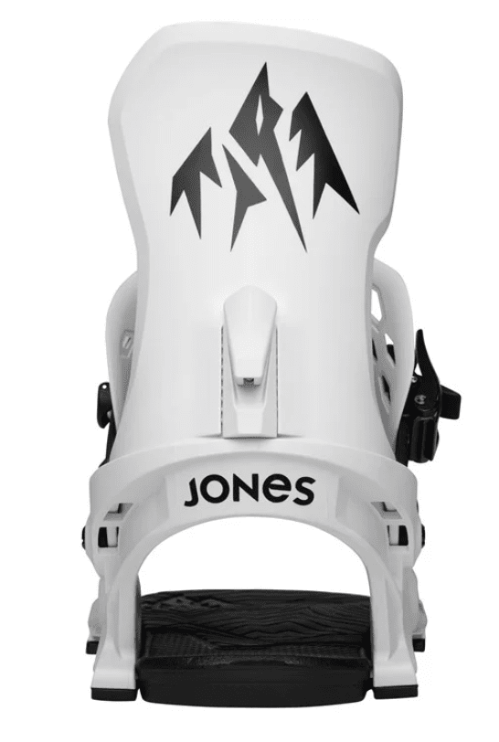 Jones Men's White Meteorite Snowboard Binding