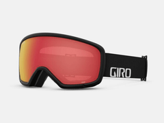 Giro Kids Stomp Goggle Black Wordmark with Amber Scarlet Lens