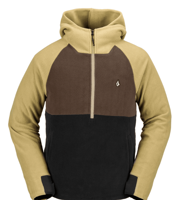 Volcom Men's Polar Fleece Hooded 1/2 Zip