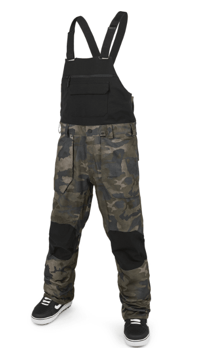 Volcom Men's Roan Bib Overall Camo - Small