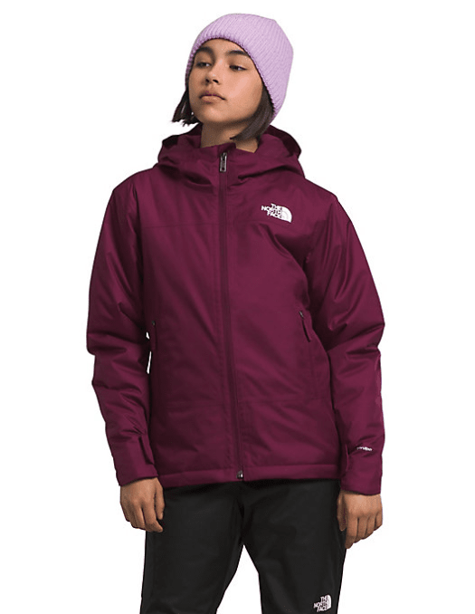 The North Face Pink Puffer Jacket Girls XL Faux Fur Removable Hood Winter  Coat | eBay