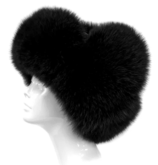 Mitchie's Women's Fox Fur Trooper Hat