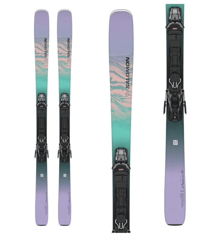 Salomon Women's E Stance 84W Skis with M11 GW L90 Bindings