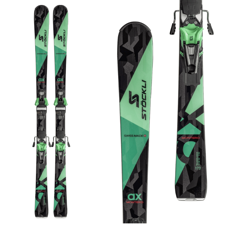 Stockli Men's Montero AX Skis with Strive 13D Bindings