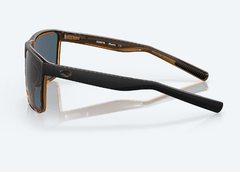 Costa Del Mar Men's Rincon Sunglasses- Matte Black Shiny Tortoise with Gray Polarized Polycarbonate Lens