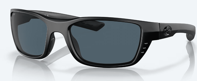 Costa Del Mar Men's Whitetip Sunglasses - Blackout with Gray Polarized Polycarbonate Lens