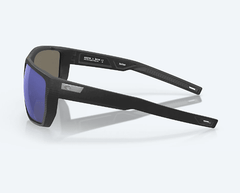 Costa Del Mar Men's Santiago Sunglasses - Net Black with Blue Mirror Polarized Glass Lens