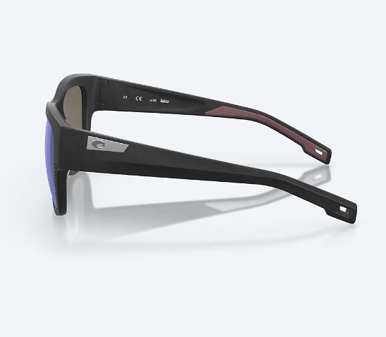 Costa Del Mar Women's Caleta Sunglasses - Net Black with Blue Mirror Polarized Glass Lens