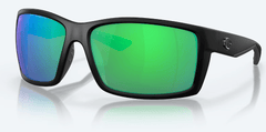 Costa Del Mar Men's Reefton Sunglasses - Blackout with Green Mirror Polarized Polycarbonate Lens