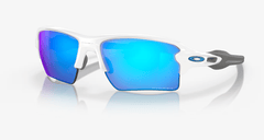 Oakley Flak 2.0 XL Sunglasses Polished White with Prizm Sapphire Lenses