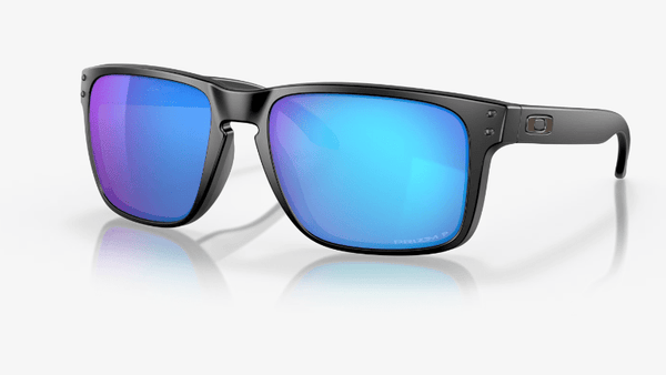 Oakley Holbrook XL Sunglasses Matte Black with Prizm Sapphire Polarized Lenses