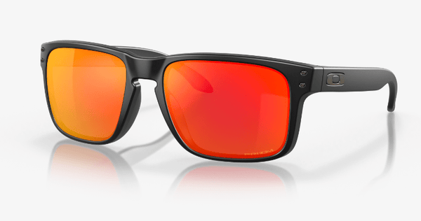 Oakley Holbrook Sunglasses Matte Black with Prizm Ruby Lenses