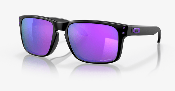 Oakley Holbrook Sunglasses Matte Black with Prizm Violet Lenses