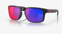 Oakley Holbrook Sunglasses Matte Black with Red Iridium Lenses