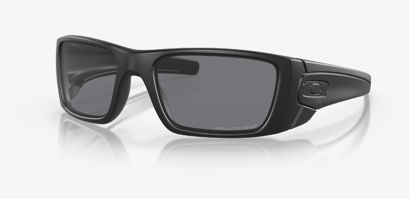 Oakley Fuel Cell Sunglasses Matte Black with Grey Polarized Lenses