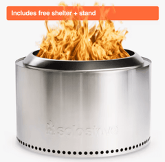 Solo Stove Canyon Fire Pit with Cover and Stand