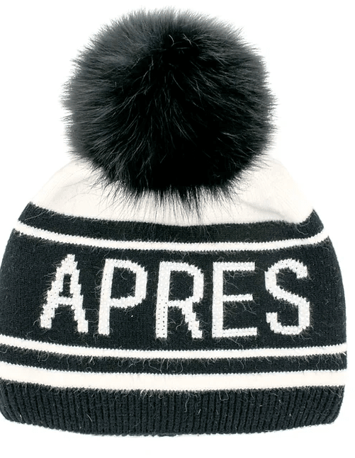 Mitchie's Matchings Women's "Apres" Hat with Fox Pompom