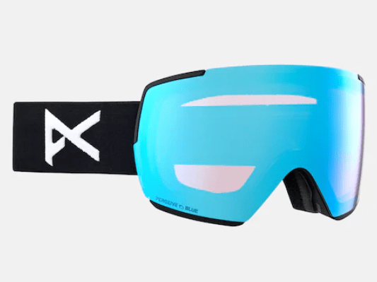 Anon M5 Goggles - Black with Perceive Variable Blue & Perceive Cloudy Pink Lenses and MFI Face Mask