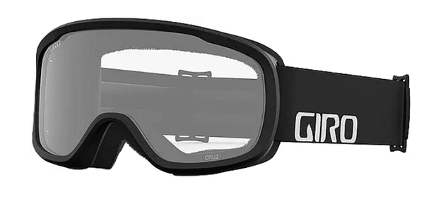 Giro Cruz Goggle - Black Wordmark with Clear Lens