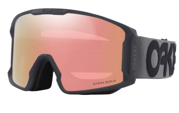 Oakley Line Miner L Goggles - Forged Iron with Prizm Rose Gold Lens