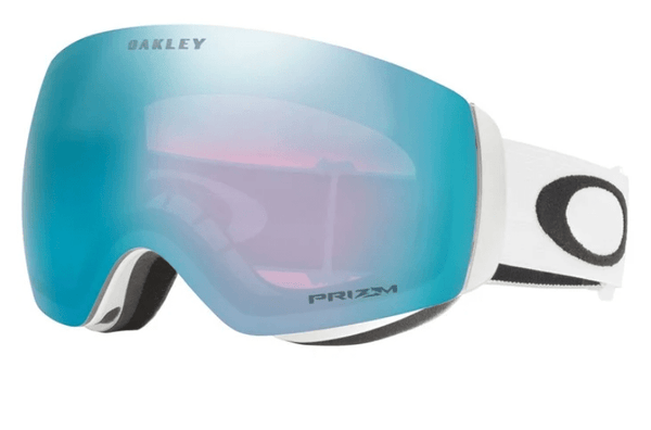 Oakley Flight Deck M Goggles Matte White with Prizm Iced Iridium Lens