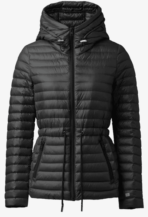 Soia & Kyo Women's Ayleen Sustainable Slim-Fit Ultra-Lightweight Down Jacket With Hood