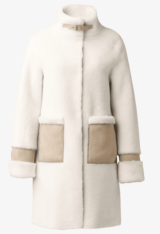 Soia & Kyo Women's Fiala Straight-Fit Luxe Faux Sherpa Coat