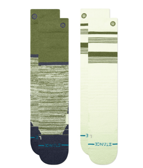 Stance Backside Medium Poly Snow OTC Socks - 2 Pack