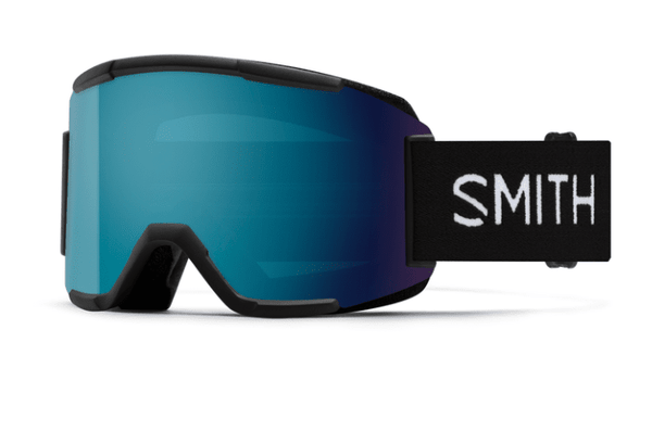 Smith Squad Goggles Black with ChromaPop™ Sun Blue Mirror Lens