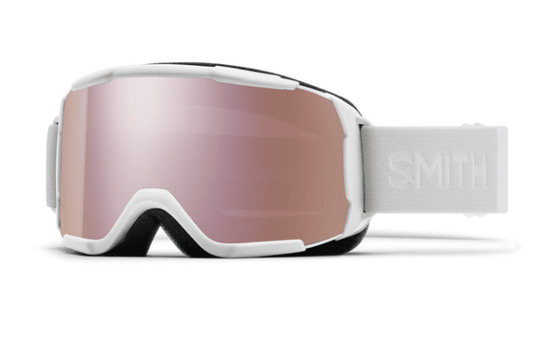 Smith Showcase Over The Glasses Goggles White Vapor with ChromaPop Everyday Rose Gold Mirror Lens