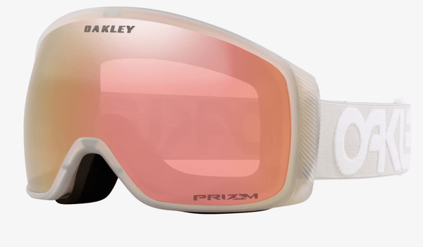 Oakley Flight Tracker M Goggles Matte B1B Cool Grey with Prizm Rose Gold Iridium Lens