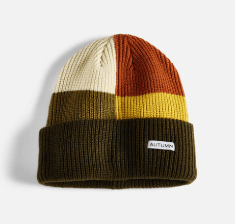 Autumn Patchwork Beanie