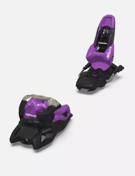 Marker Squire 11 Bindings with 90mm Brakes - Black/Purple