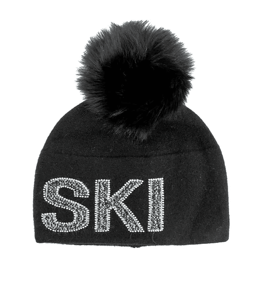 Mitchie's Matchings Women's "Ski" Beanie with Crystals