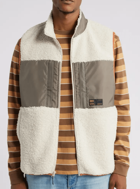 Vans Men's Trevor Sherpa Full Zip Vest