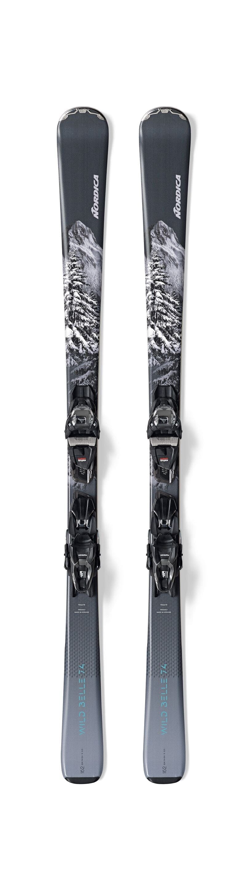 Nordica Women's Wild Belle 74 Skis with TP2 Compact Bindings