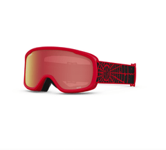 Giro Kids Chico 2.0 Red Solar Flair with Amber Scarlet Lens