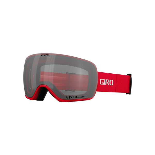 Giro Article II Goggle - Red Black Thirds with Vivid Onyx & Vivid Infrared Lenses