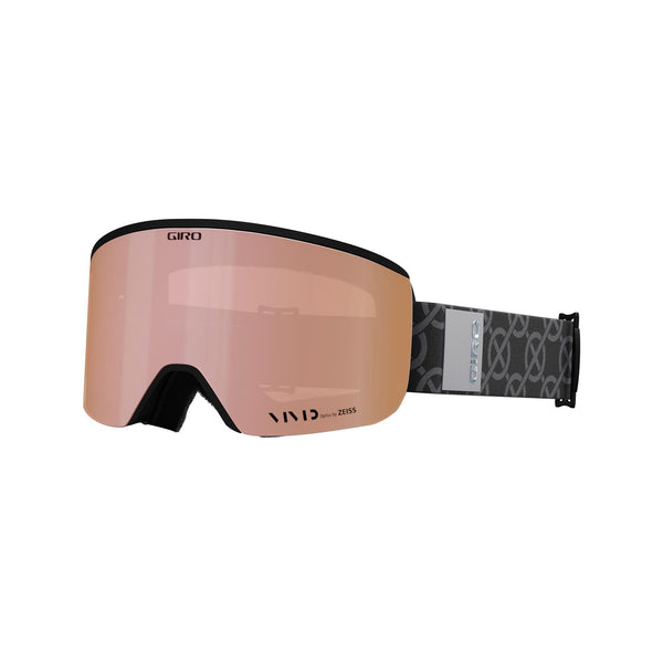 Giro Ella Goggle - Black Monogram with Vivid Rose Gold & Vivid Infrared Lenses