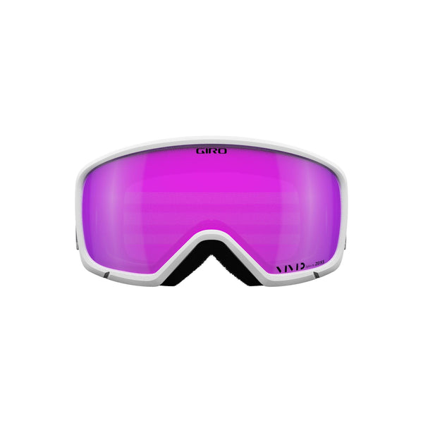 Giro Women's Millie Goggle - White & Grey Chute with Vivid Pink Lens