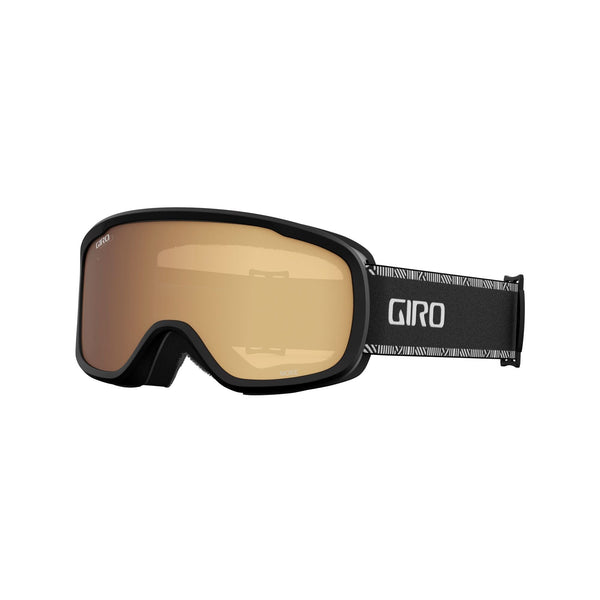 Giro Women's Moxie Goggle - Black & White Chute with Amber Gold & Yellow Lenses