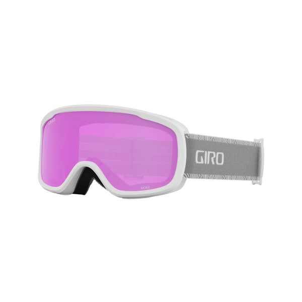 Giro Women's Moxie - White Grey Chute with Amber Pink & Yellow Lenses